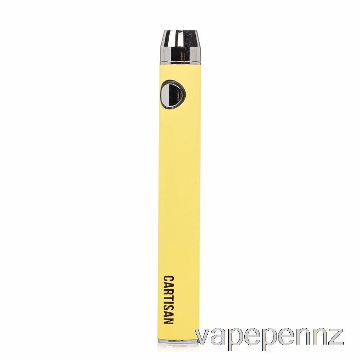 Cartisan Button VV 900 Dual Charge 510 Battery [Micro] Yellow VAPE NZ